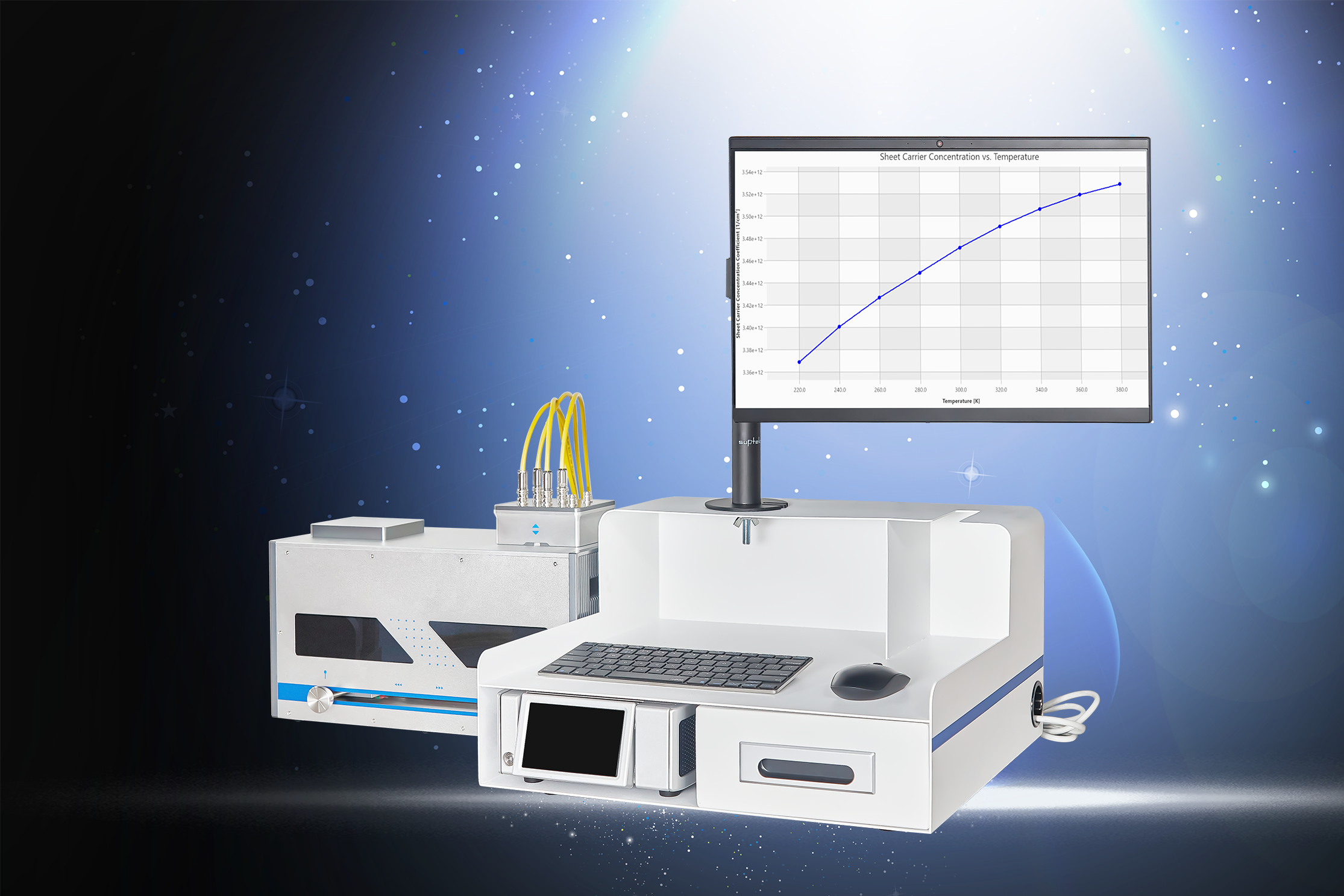 2024年3月深圳某公司在上海皇冠博彩购买的永磁铁室温霍尔测试系统HSPM-07RT交付完成