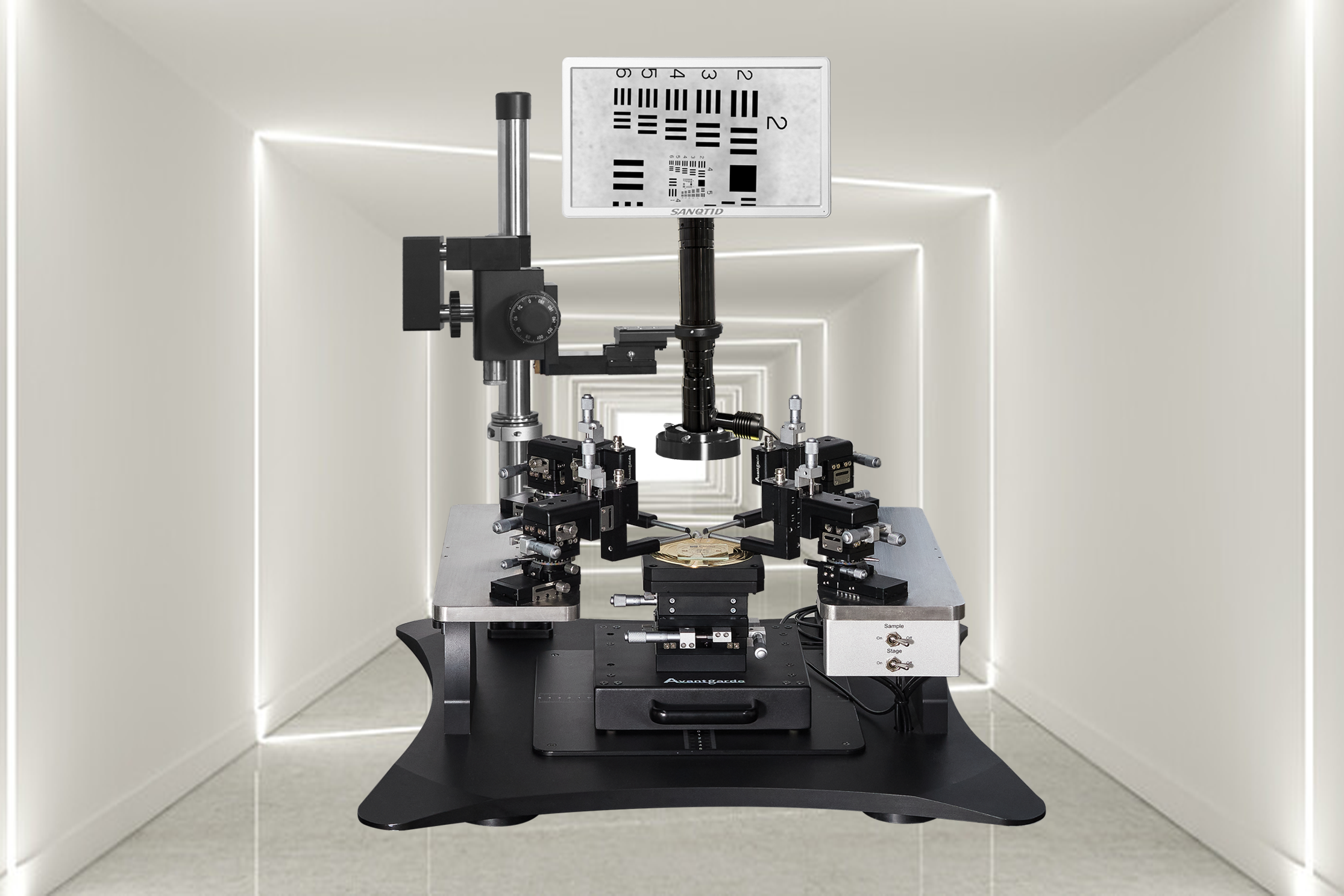 2024年4月北京某大学在上海皇冠博彩购买的标准手动探针台PSM系列PSM-4交付完成